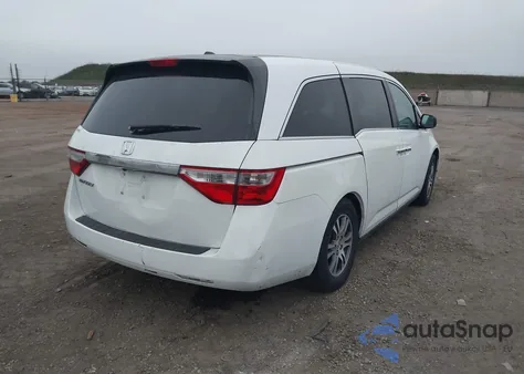 2011 Honda Odyssey Ex-L from USA, damaged, VIN 5FNRL5H66BB099528